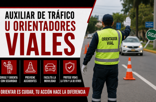 Curso Auxiliar de tráfico u orientadores viales