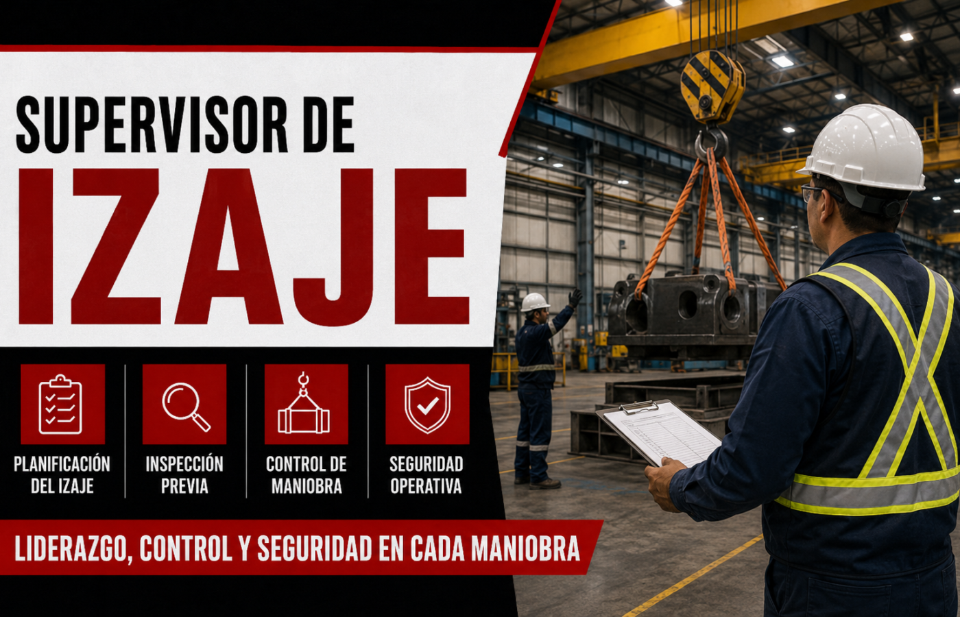 Curso certificado Supervisor de izaje