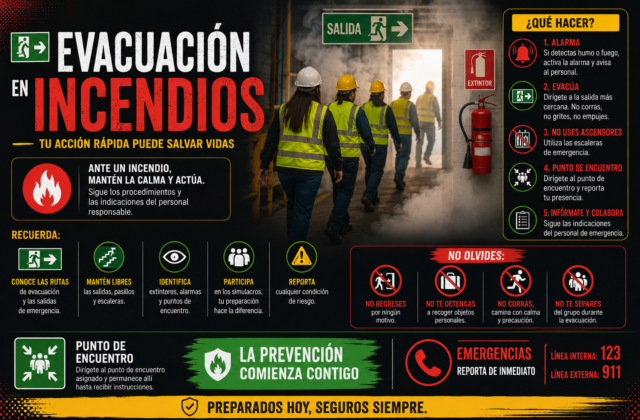 Curso Evacuación en incendios