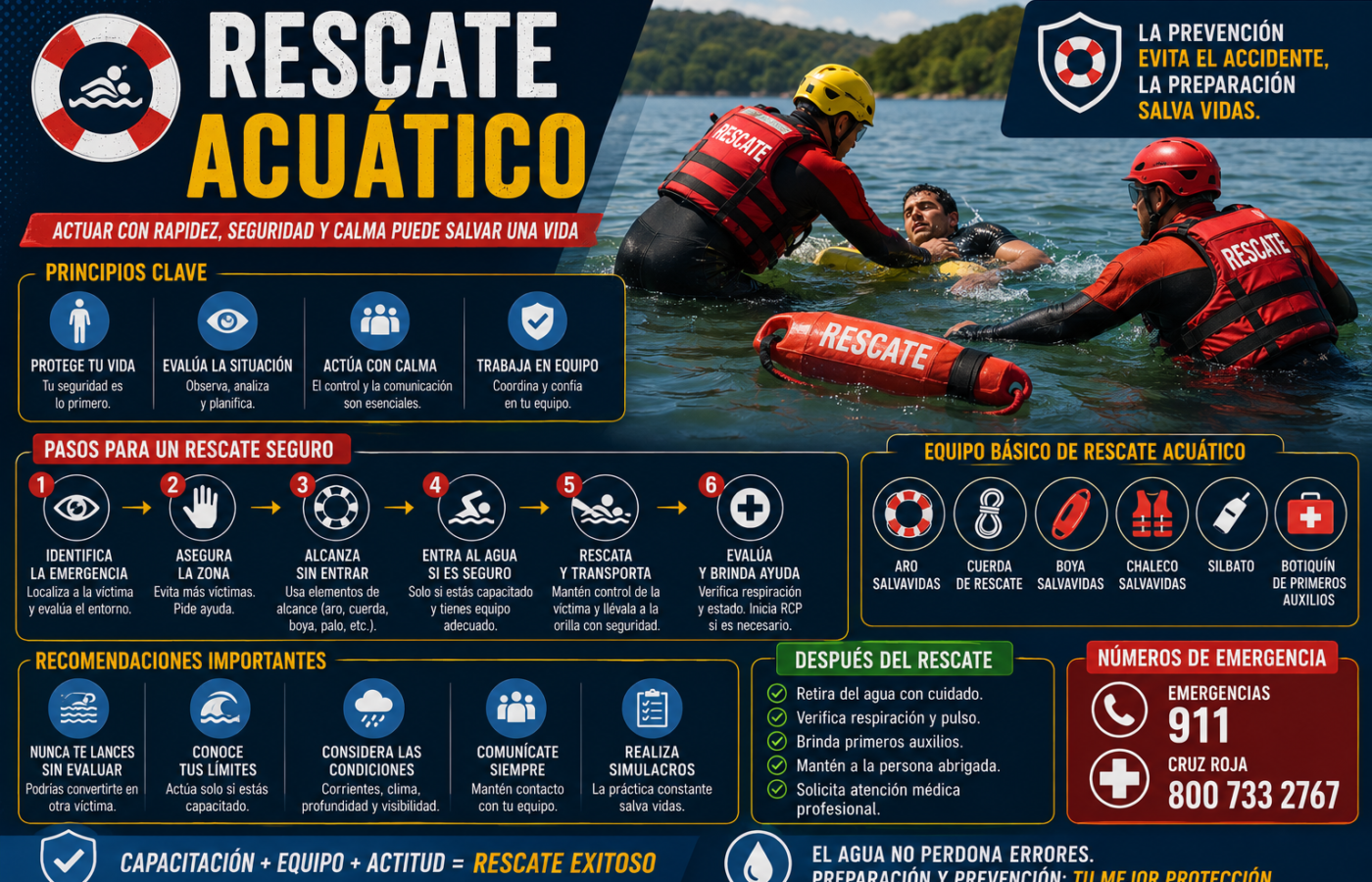 Curso Rescate acuático