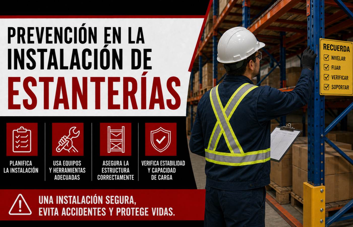 curso Prevención en la instalación de estanterías