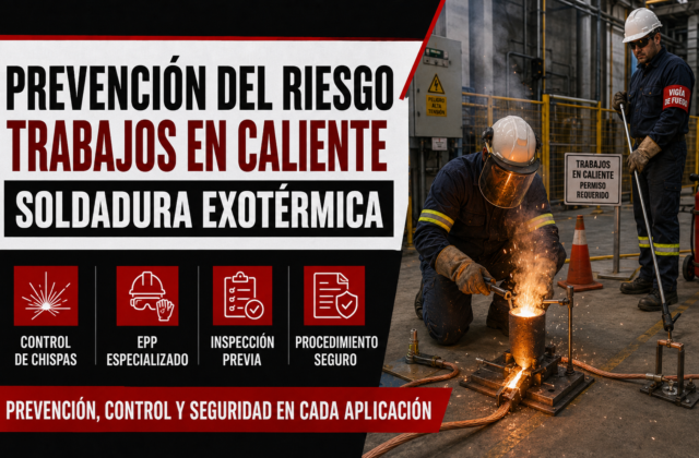 Curso certificado Prevención del riesgo en trabajos en caliente soldadura exotérmica