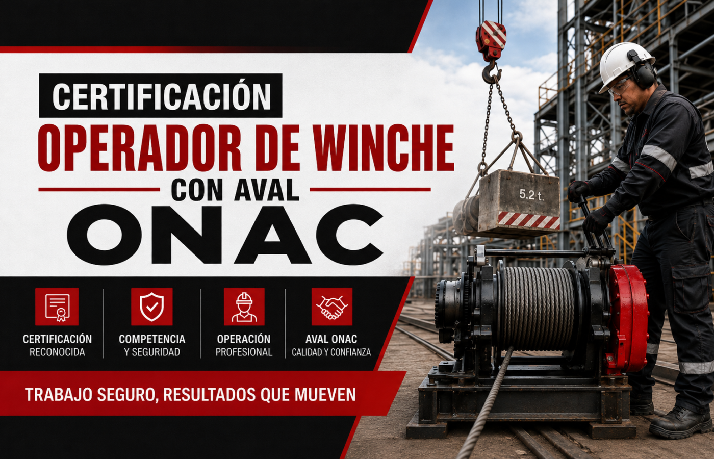 curso certificado Operador de Whinche